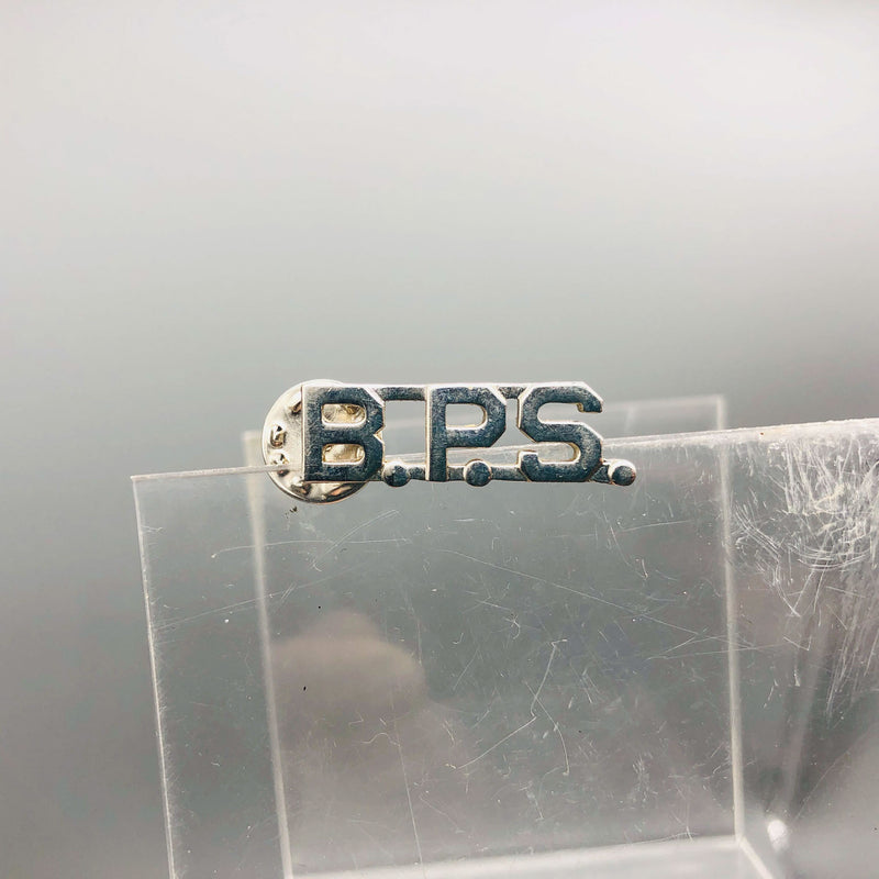 Military Collar Insignia Pinback Pin BPS B. P. S. Abbreviation Initials Device 1 6