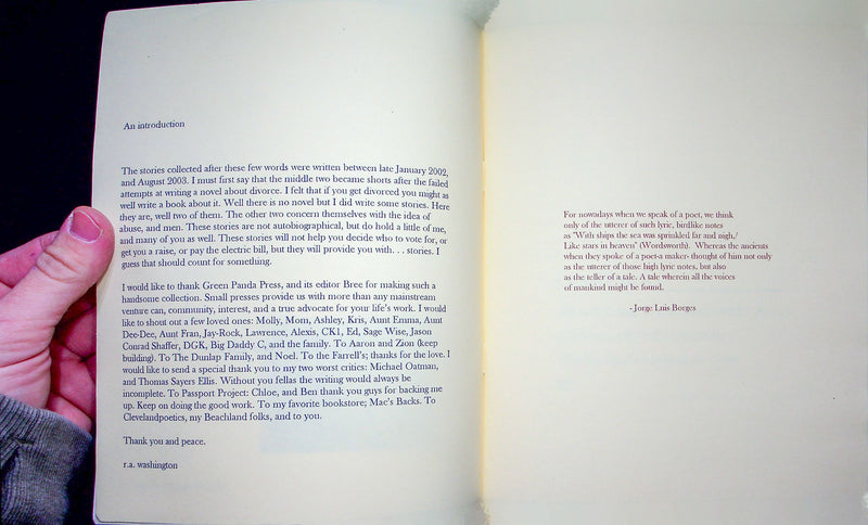 What Grows Glass Zine Stories R A Washington Cleveland Ohio Writer 2004 DIY