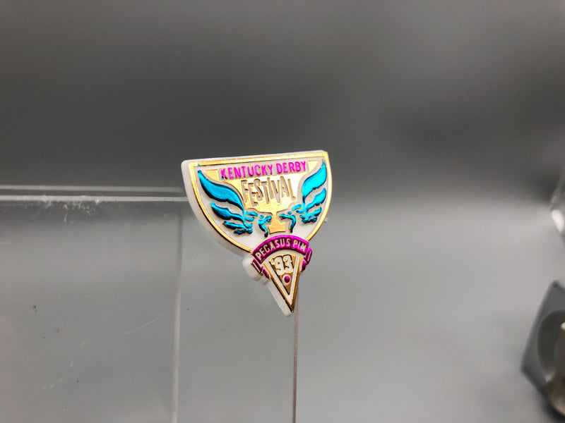 Vintage Kentucky Derby Festival Lapel Pin Pegasus Louisville Horse Racing 1993