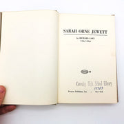 Sarah Orne Jewett Hardcover Richard Cary 1962 Female Novelist Poet Tragic Death 6