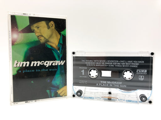A Place in the Sun Tim McGraw Cassette Album Curb 1999 You Don't Love Me Anymore 1