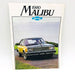 1980 Chevrolet Malibu Advertisement Brochure Litho General Motors Sedan Vintage 1