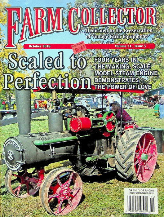 Farm Collector Magazine October 2018 Vol 21 # 3 Rear-Engine Tractors