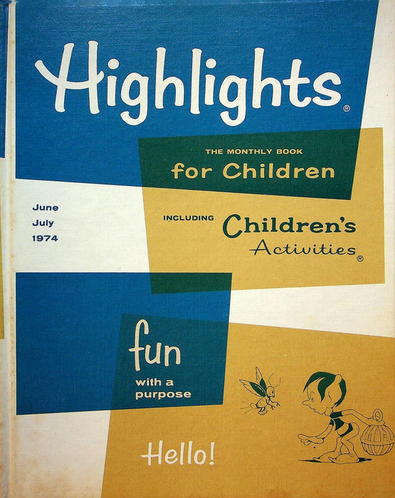 Highlights for Children June-July 1974 Vol 29 No 6 Monthly Book 1