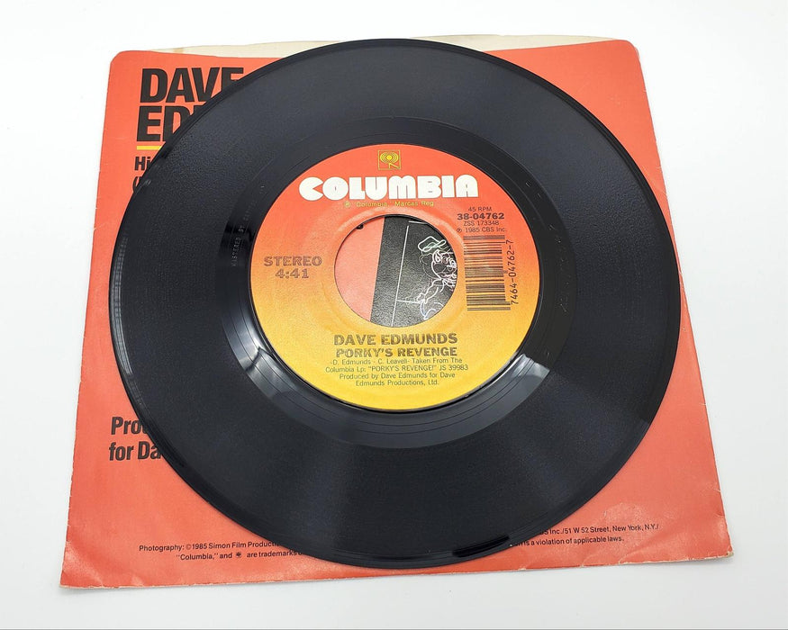 Dave Edmunds High School Nights 45 RPM Single Record Columbia 1985 38-04762 3