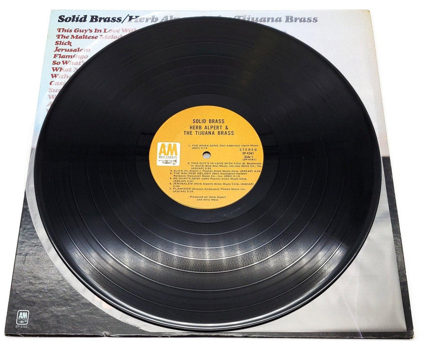 Herb Alpert & The Tijuana Brass Solid Brass 33 RPM LP Record A&M 1972 5