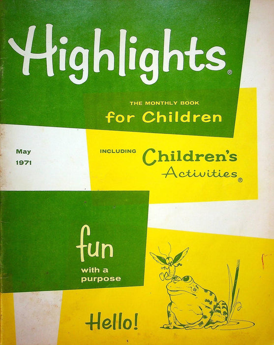 Highlights for Children May 1971 Vol 26 No 6 Monthly Bk Fun With Phonics German 1