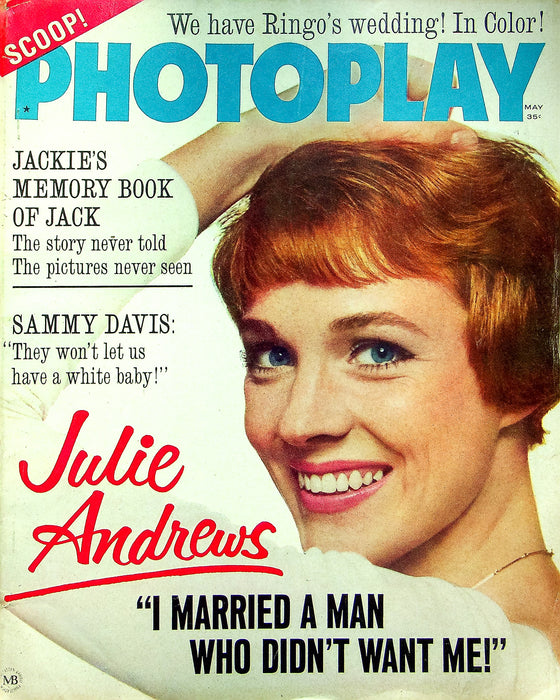 Photoplay Magazine May 1965 Julie Andrews Ringo Starr Jayne Mansfield Jackie O