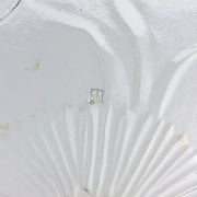 Anchor Hocking Floral Flower Pressed Embossed Clear Glass Plates 9" - Set of 3 2