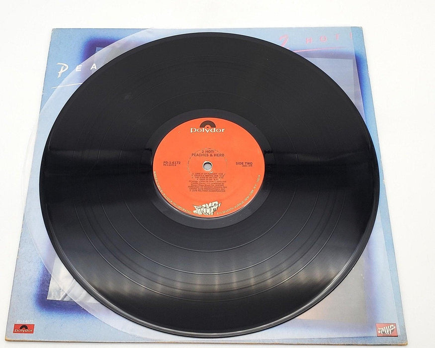 Peaches & Herb 2 Hot! 33 RPM LP Record Polydor 1978 PD-1-6172 Copy 2 6