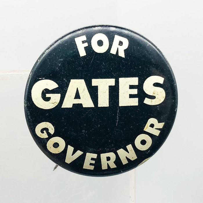 Ralph Gates For Governor Button .75" Indiana Political Campaign Lithographers 5