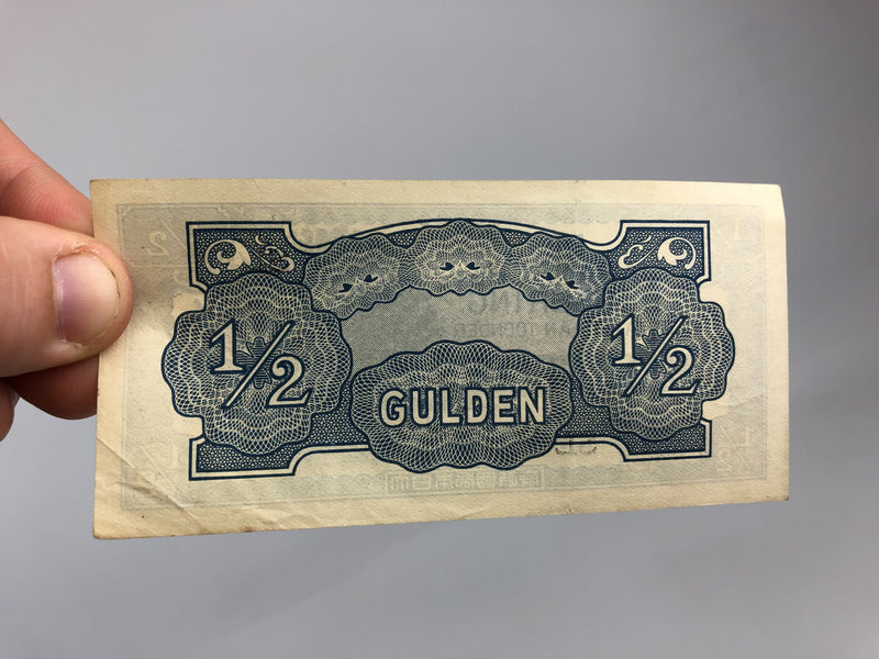 Netherlands 1/2 Half Gulden Japanese Invasion Money JIM De Japansche Regeering