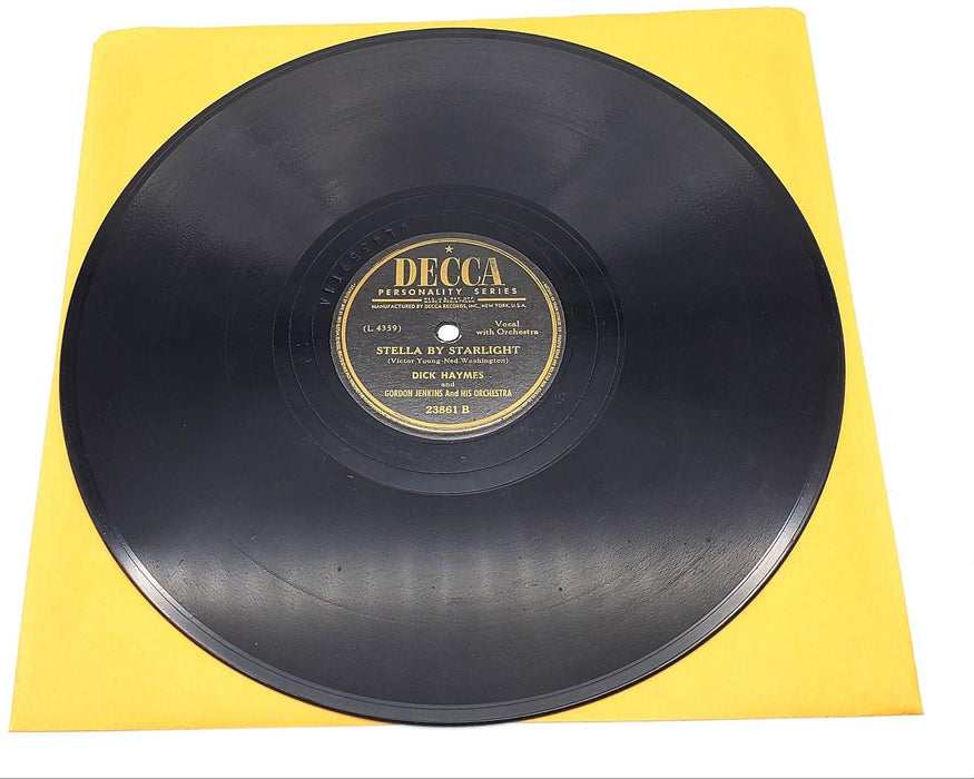 Dick Haymes Mam'selle / Stella By Starlight Single Record Decca 1947 23861 4