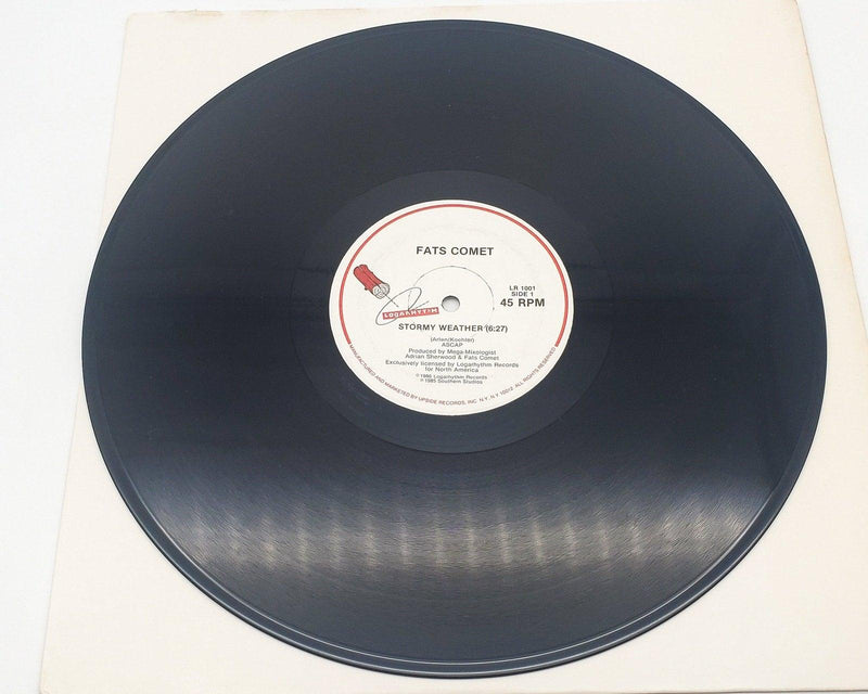 Fats Comet Stormy Weather 45 RPM Single Record Logarhythm 1986 LR 1001 2
