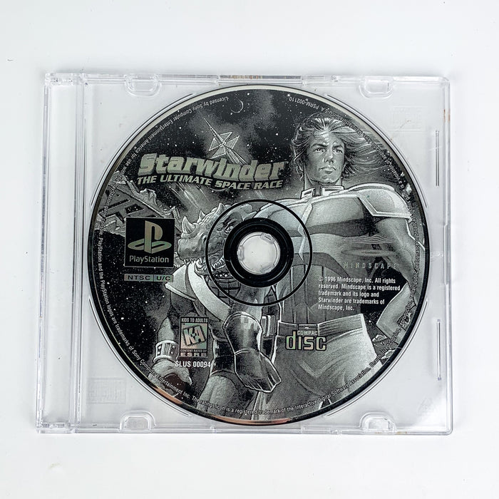 Starwinder: The Ultimate Space Race (Sony PlayStation 1, 1996) Disc Only