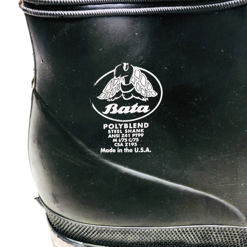 Bata Boots Steel Toe Ansi Z41 PT99 CSA Z195 MI/75 C/75 Size 13 USA 7" Tall 2