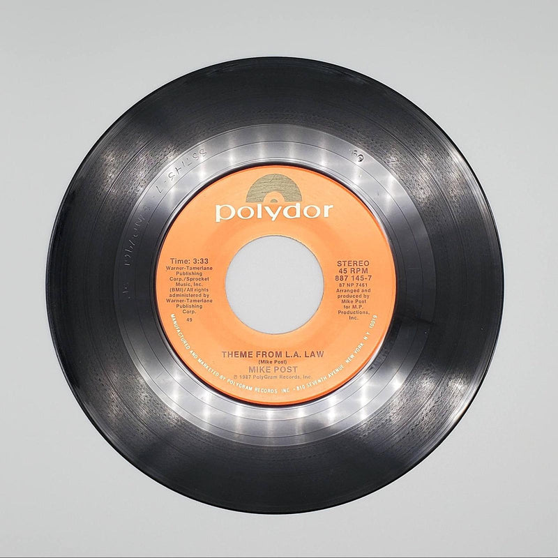 Mike Post Theme From L.A. Law Single Record Polydor 1987 887 145-7 3