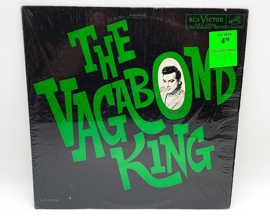 Mario Lanza The Vagabond King 33 RPM LP Record RCA Red Seal 1961 LM-2509 1