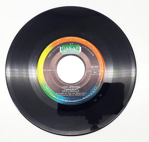 Otis Leavill Love Uprising 45 RPM Single Record Dakar Records 1970 45-620 1