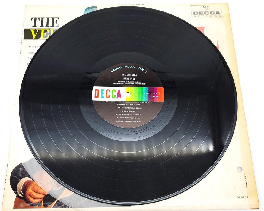 Burl Ives The Versatile Burl Ives! 33 RPM LP Record Decca 1961 DL 74152 5