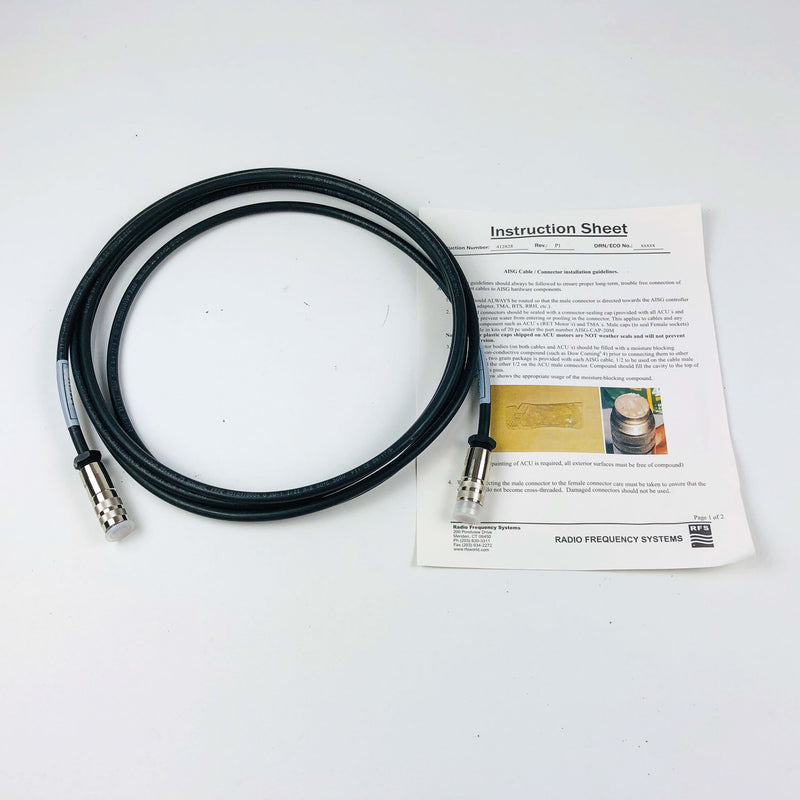 RFS CA040-7 AISG 2.0 Cable 4 Meters Radio Frequency Systems Male To Female NOS