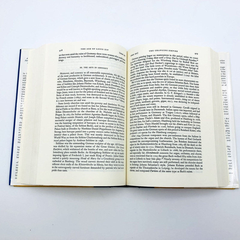 The Age Of Louis XIV Hardcover Will and Ariel Durant 1991 European Civilization 9