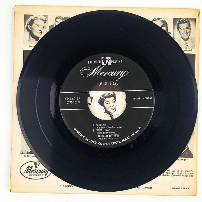Richard Hayman Tops In Pops Similau, Vera Cruz Record 45 RPM EP Mercury 4