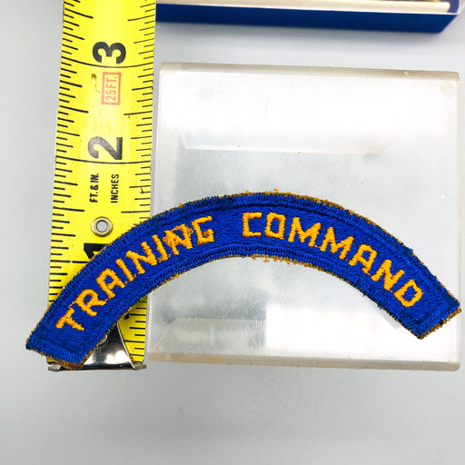 WW2 US Army Air Forces Tab Patch Training Command Arc Golden Lettering Snow Back 2