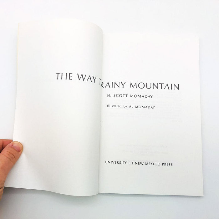 The Way To Rainy Mountain Paperback N. Scott Momaday 1993 Kiowa Myths Indians 6