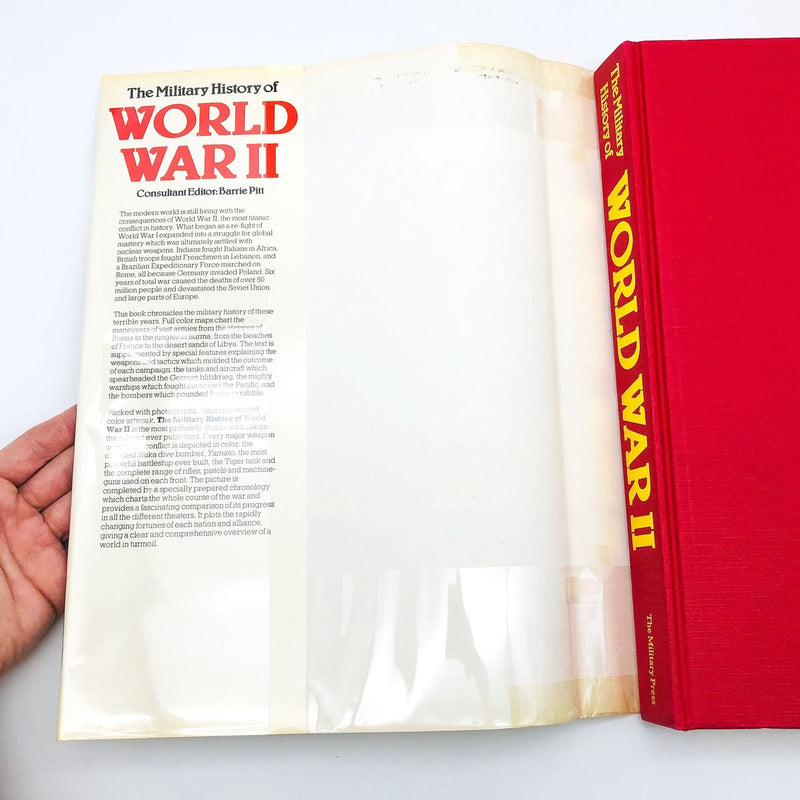 The Military History Of World War 2 Hardcover Barrie Pitt 1988 WW2 Color Maps 8