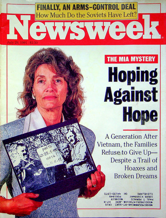 Newsweek Magazine July 29 1991 Vietnam Missing In Action MIA Robertson Lundy