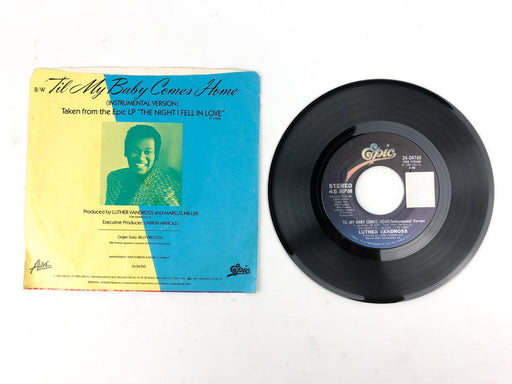 Luther Vandross 'Til My Baby Comes Home + Instrumental 45 RPM 7" Single Record 2