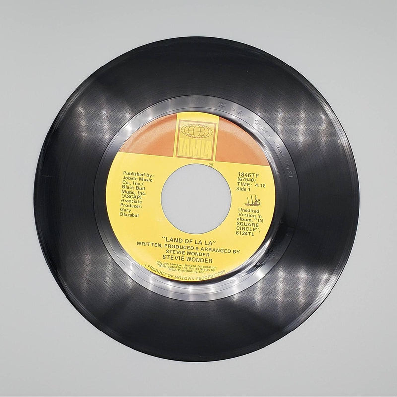 Stevie Wonder Land Of La La Single Record Tamla 1986 1846TF 3