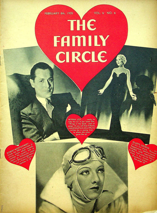 The Family Circle Magazine February 8 1935 Vol 6 No 6 Robert Montgomery 1