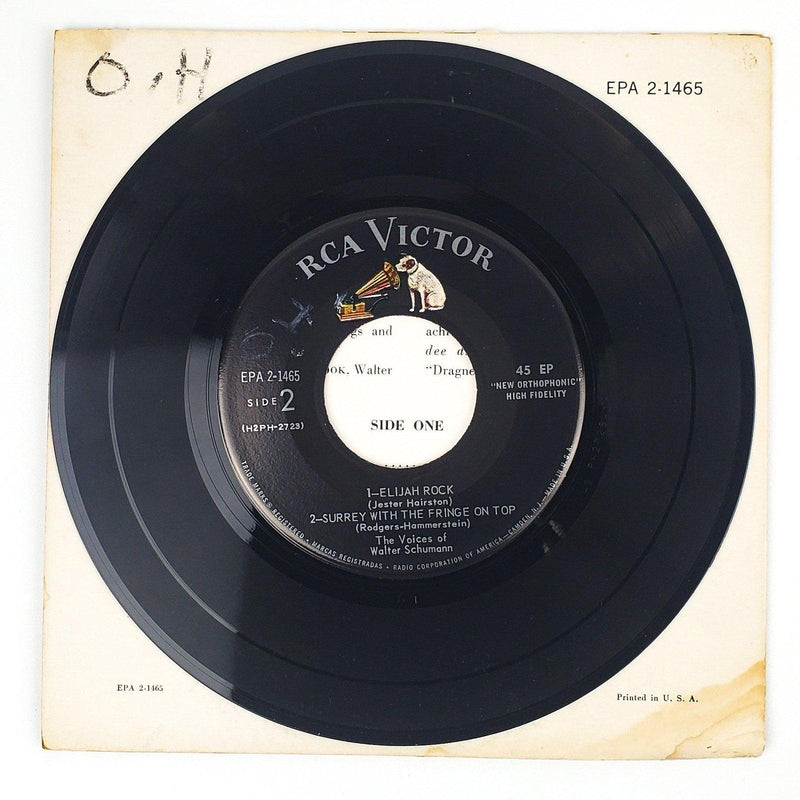 The Voices Of Walter Schumann Scrapbook Vol 2 Record 45 RPM EP EPA 2-1465 RCA 4