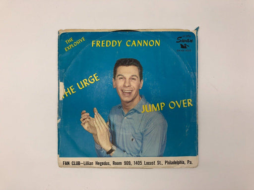 Freddy Cannon Jump Over / The Urge Record 45 RPM Single 4053 Swan Records 1960 2