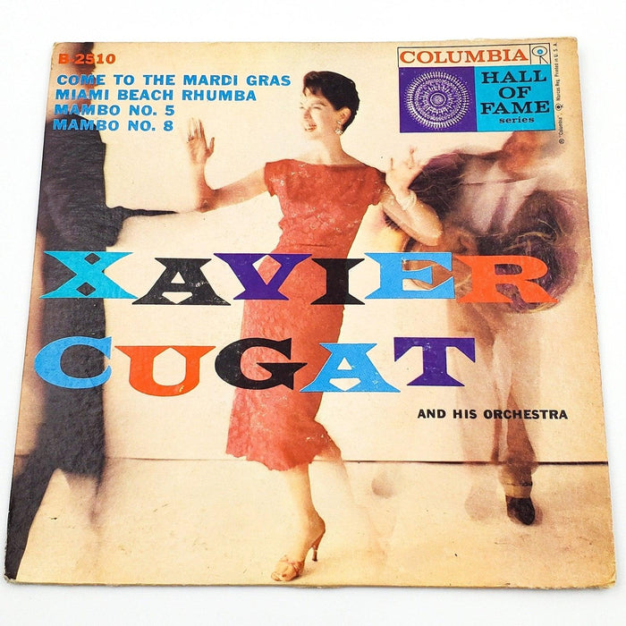 Xavier Cugat Come To The Mardi Gras 45 RPM EP Record Columbia 1957 B-2510 1