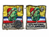 Lot of 2 Vintage Boy Scouts BSA 1973 National Scout Jamboree Pocket Patch 2.5" 4