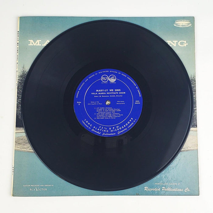 Villa Maria Novitate Choir Mary-Ly We Sing Record 33 RPM LP RCA 1957 4