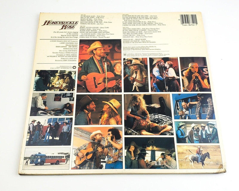 Willie Nelson & Family Honeysuckle Rose Soundtrack 2x LP Record Columbia 1980 2