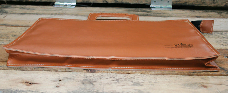 Ohio State Building Construction Trades Blueprint Briefcase Local 809 Brown