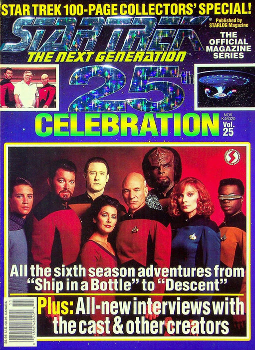 Star Trek Next Generation Magazine 1993 25th Anniversary Issue 6th Season 1