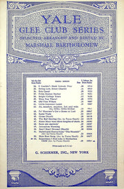 Sheet Music Yale Glee Club Series Sometimes I Feel Like A Motherless Child 1957 1