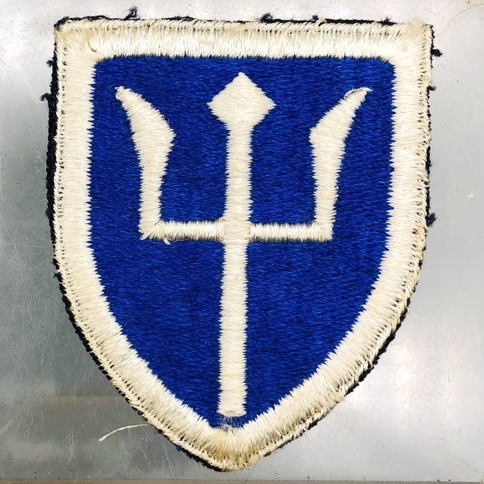 WW2 US Army Patch 97th Infantry Division Trident Blue White Shoulder Sleeve SSI 1