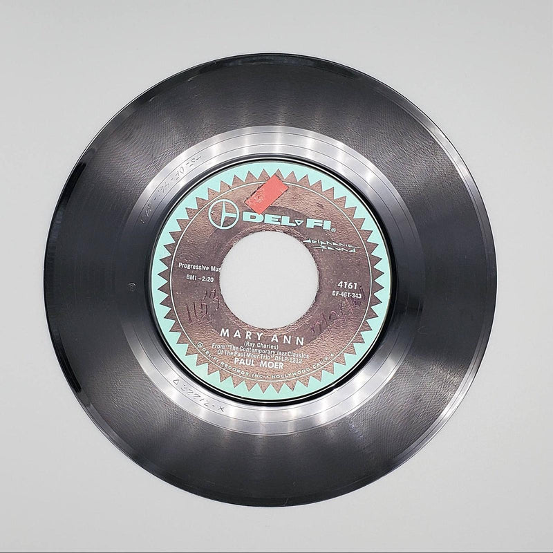 Paul Moer I Love Paris Single Record Del-Fi Records 1961 4161 2