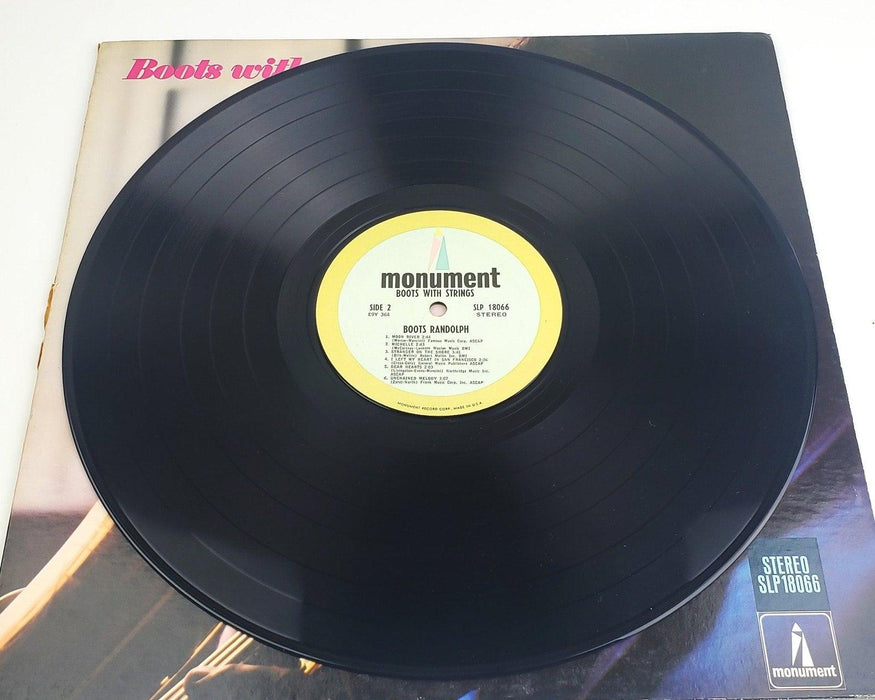 Boots Randolph Boots With Strings 33 RPM LP Record Monument 1966 SLP 18066 5