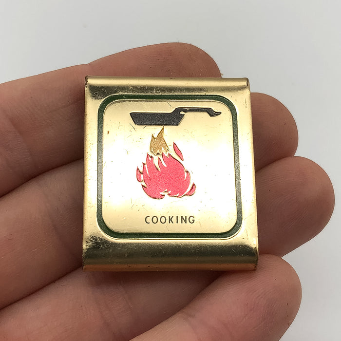 Boy Scouts of America Cooking Metal Belt Slide Clip Skill Award Loop Fire Pan 1