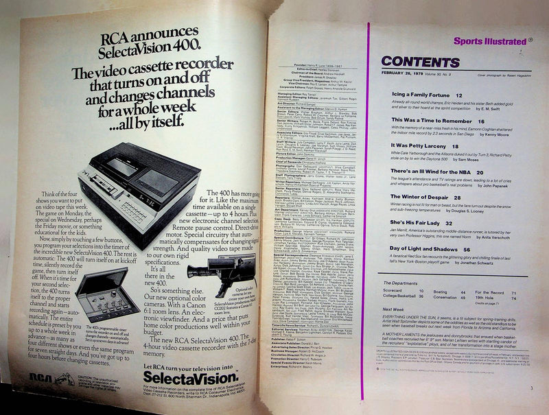 Sports Illustrated Magazine February 26 1979 Eamonn Coghlan New 1 Mile Record