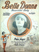 Sheet Music Bella Dona Beautiful Lady Pola Negri Harry Smith Arthur Brilant 1923 1