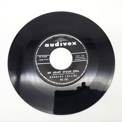 Dorothy Collins My Heart Stood Still Single Record Audivox 1953 45-100 1